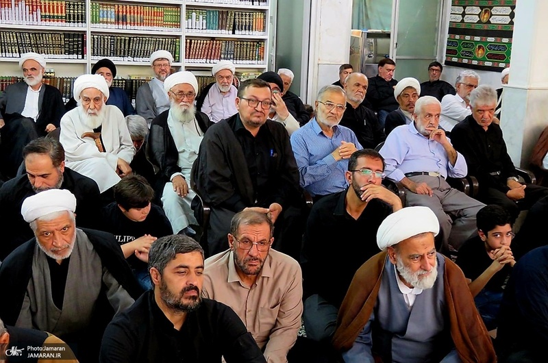 مراسم عزاداری ۲۸ صفر در دفتر آیت الله العظمی صانعی (ره)