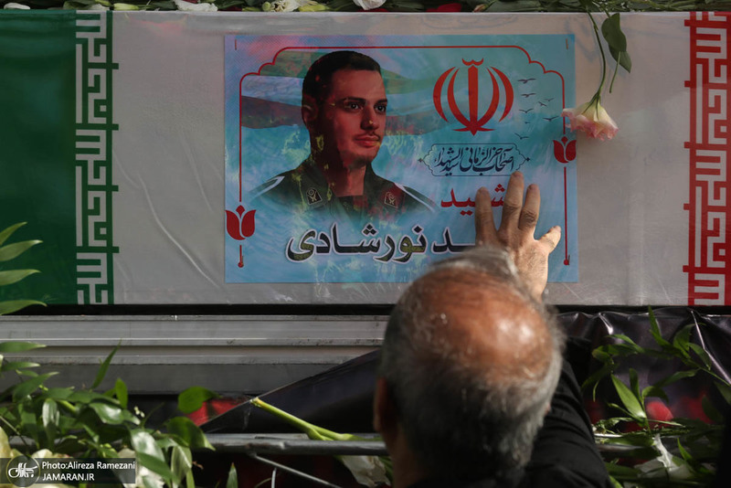 مراسم تشییع شهدای جنگ تحمیلی رژیم صهیونیستی در تهران-1