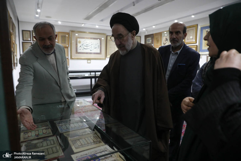 بازدید سید محمد خاتمی از موزه دکتر حسن حبیبی