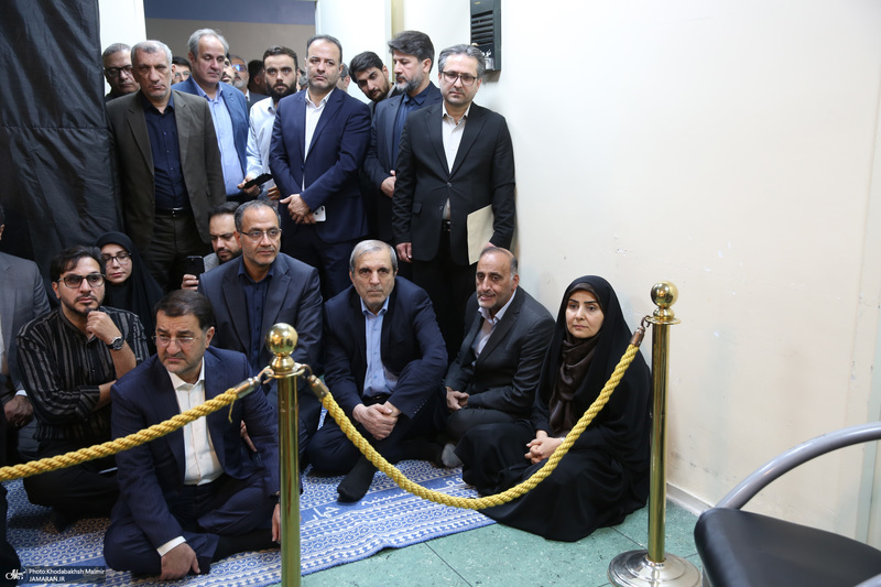 دیدار وزیر راه و شهر سازی با سید حسن خمینی