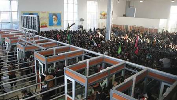 سالن های پایانه مهران ظرفیت پذیرش هزار نفر را دارند
