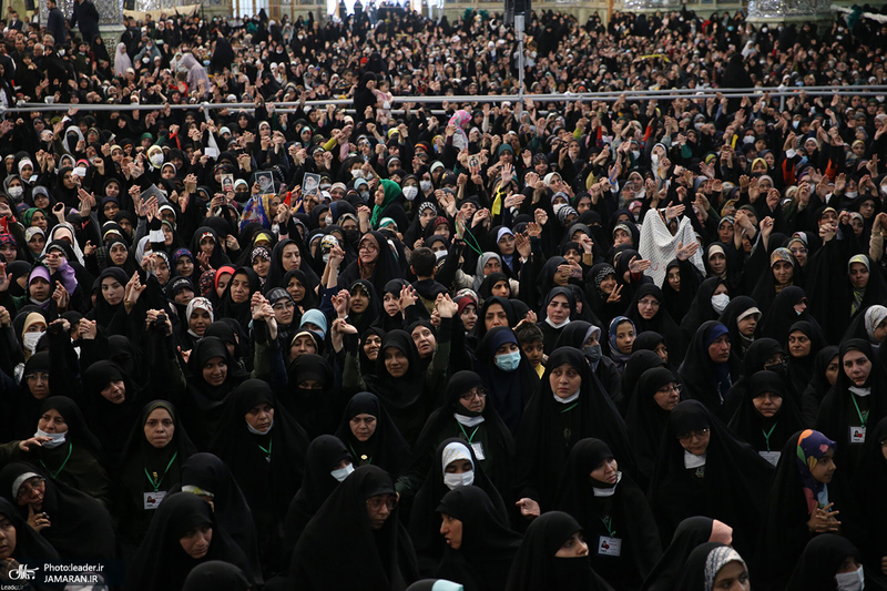 سخنرانی رهبر معظم انقلاب در اجتماع زائران و مجاوران حرم مطهر رضوی
