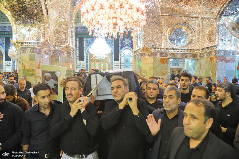مراسم تشییع و خاکسپاری آیت الله حسن صانعی (ره) در قم