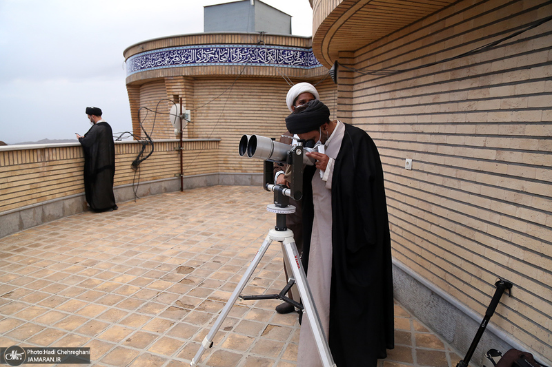 استهلال ماه شوال در رصد خانه امام علی(ع) قم