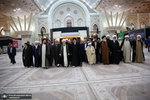 تجدید میثاق هیأت رئیسه و اعضای مجلس خبرگان رهبری با آرمان های امام خمینی(س)