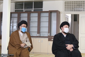 دیدار سید حسن خمینی با آیت الله العظمی جوادی آملی