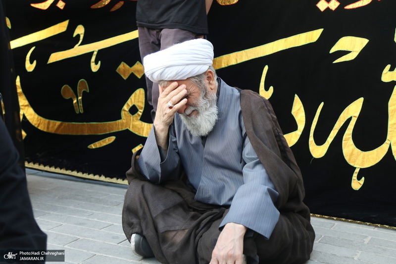 مراسم عزاداری شهادت حضرت علی(ع) با حضور آیت الله العظمی وحید خراسانی