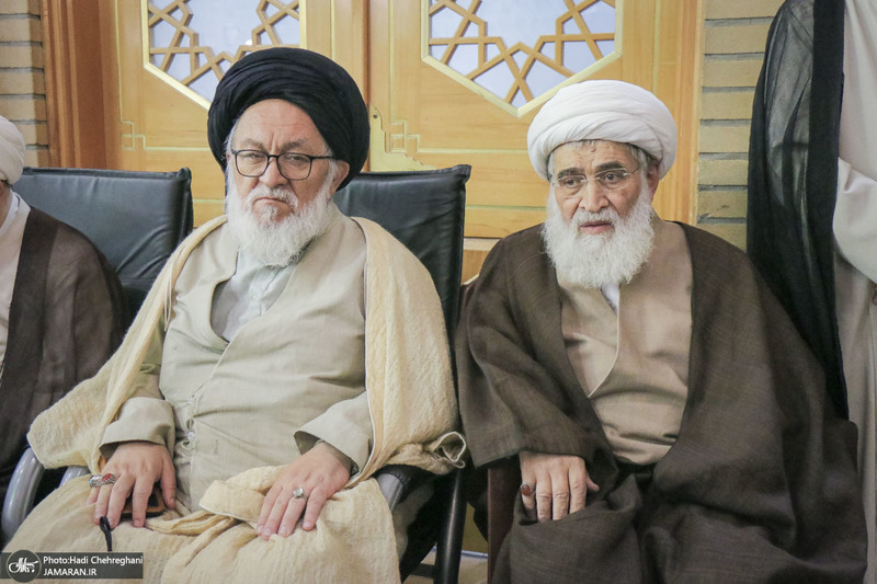 مراسم بزرگداشت آیت‌الله العظمی فیاض در حرم مطهر حضرت معصومه (س)