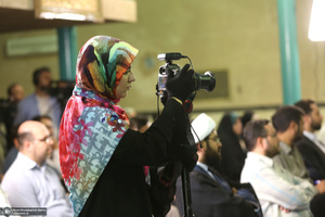 دیدار اعضای جبهه فرهنگی نقلاب اسلامی با سید حسن خمینی