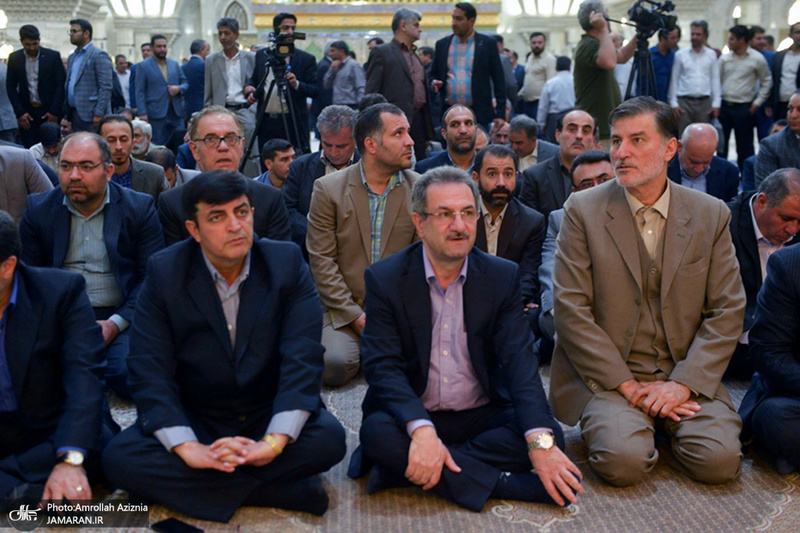 تجدید میثاق استاندار و کارکنان استانداری تهران با آرمان های حضرت امام(س)