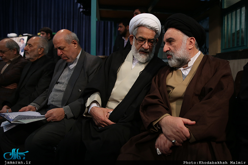 مراسم وداع با پیکر آیت الله هاشمی رفسنجانی(ره) در حسینیه جماران