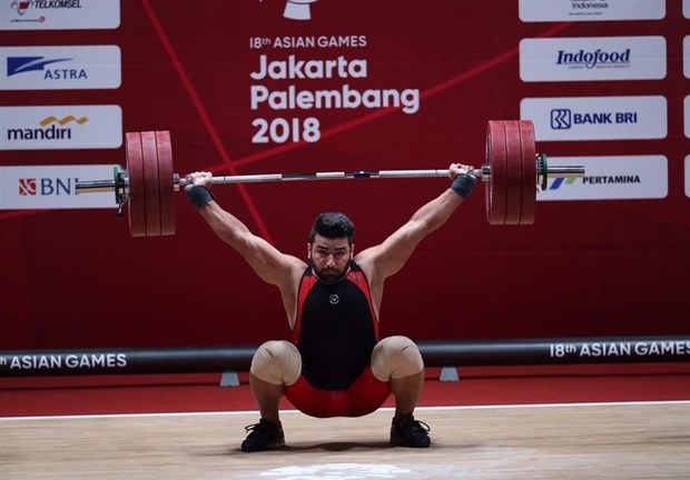 علی هاشمی مدال طلای وزنه برداری آسیا را از آن خود کرد