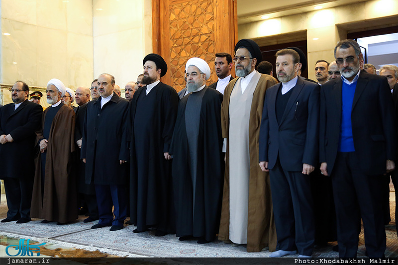 تجدید میثاق رئیس جمهور و اعضای هیئت دولت با آرمان های حضرت امام(س) 