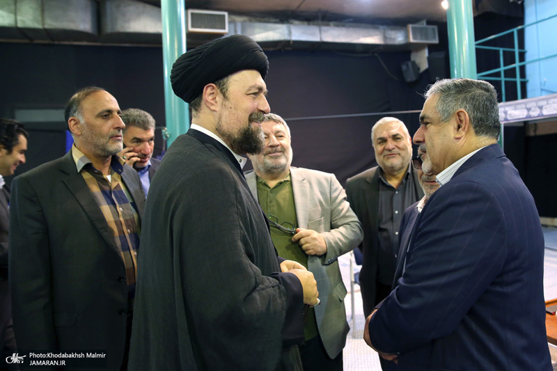 دیدار اعضای شورای مرکزی حزب اعتماد ملی با سید حسن خمینی