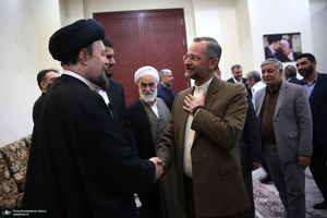 حاشیه دیدار نمایندگان مجلس با سید حسن خمینی