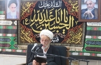 مراسم عزاداری عاشورای حسینی سال ۱۴۰۵ در دفتر آیت الله العظمی صانعی (ره) در قم (6)