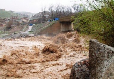 باران به تاسیسات آب روستایی 2 شهرستان لرستان خسارت زد