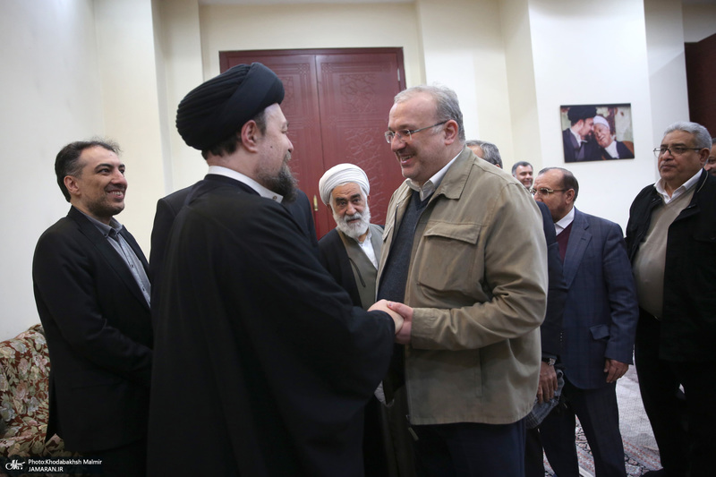 حاشیه دیدار نمایندگان مجلس با سید حسن خمینی