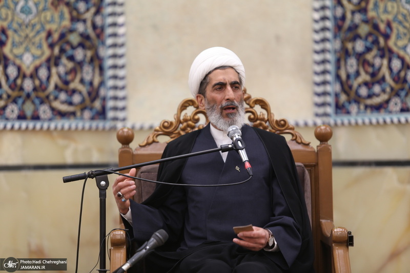 مراسم بزرگداشت آیت الله ری شهری (ره) در مسجد اعظم قم‎