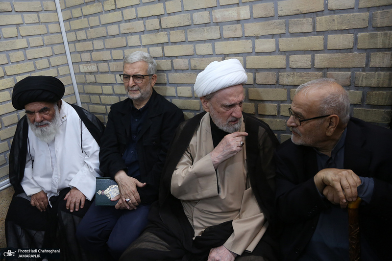 مراسم ترحیم همسر آیت الله العظمی سیستانی در قم