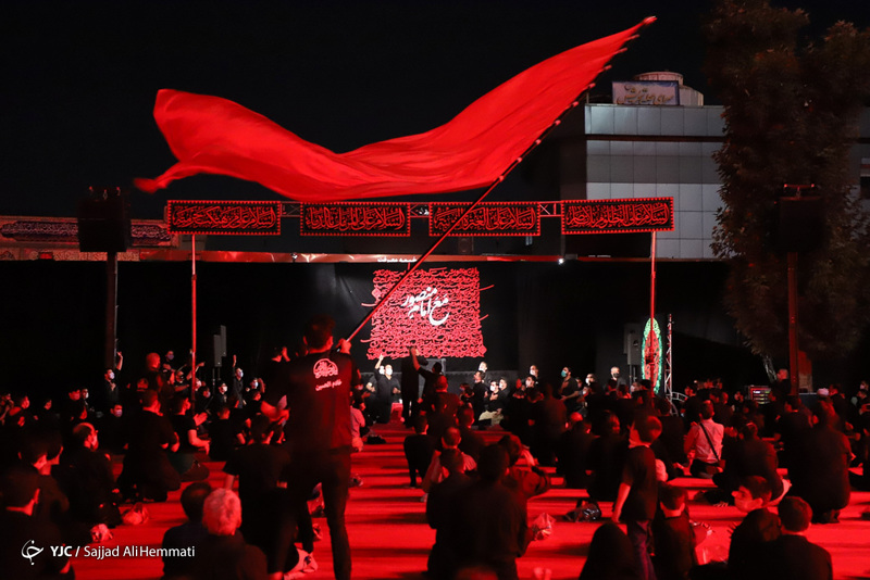 عزاداری شب اول محرم در امام زاده صالح و مسجد ارک تهران 
