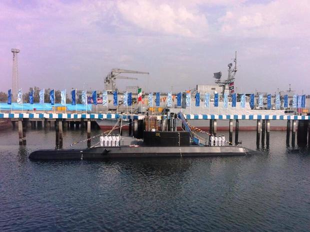 با حضور رییس جمهور، پیشرفته ترین زیردریایی بومی ایران به نداجا پیوست شد
