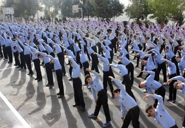 پنجمین المپیاد ورزشی درون مدرسه ای درالبرز آغاز شد