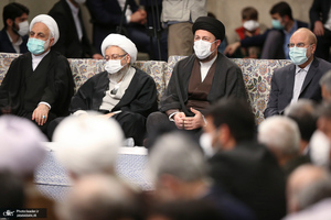 دیدار رمضانی مسئولان نظام با رهبر معظم انقلاب