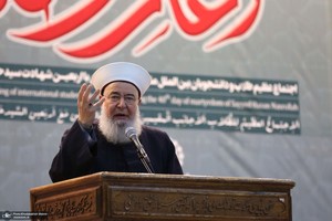 مراسم چهلم شهید سیدحسن نصرالله و سرلشکر نیلفروشان در حرم امام خمینی (س)