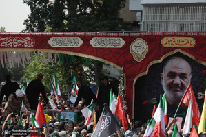 مراسم تشییع شهدای جنگ تحمیلی رژیم صهیونیستی در تهران-3