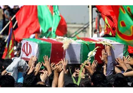 پیکر پاک سه شهید گمنام در بزمان ایرانشهر تشییع و خاکسپاری شد
