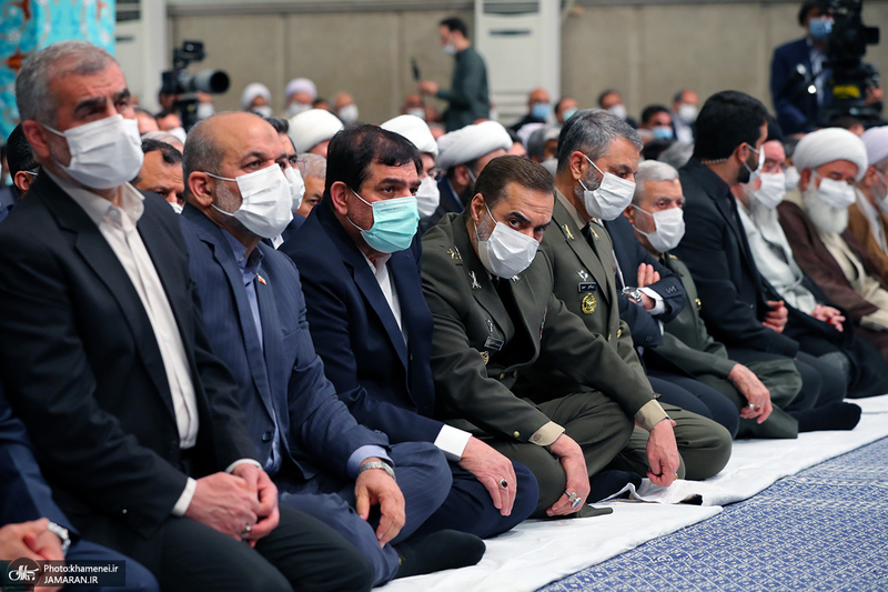 دیدار رمضانی مسئولان نظام با رهبر معظم انقلاب