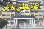 همه مدارس استان بوشهر تا پایان هفته جاری تعطیل شد