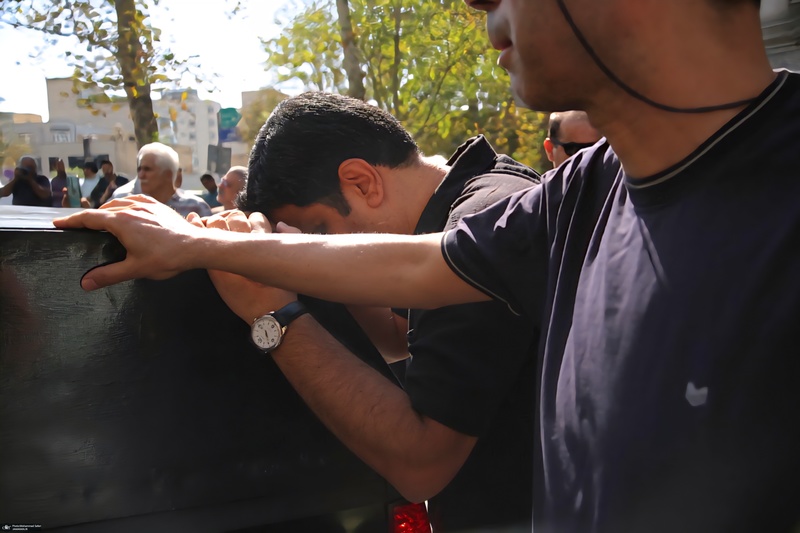 مراسم تشییع ثمینه باغچه‌بان