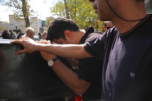 مراسم تشییع ثمینه باغچه‌بان