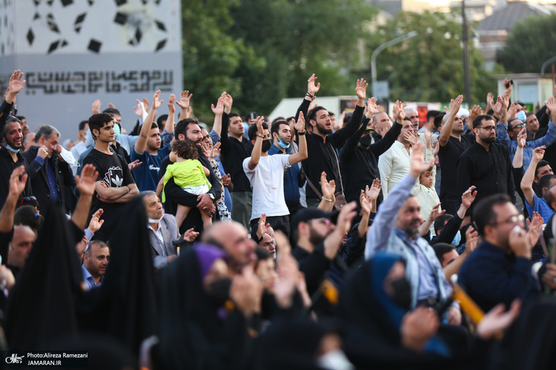 مراسم شهادت امام جعفر صادق (ع) در میدان امام حسین (ع)