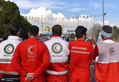 آغاز اجرای طرح ملی خدمات نوروزی هلال احمر از جوار حرم امام خمینی (س) 