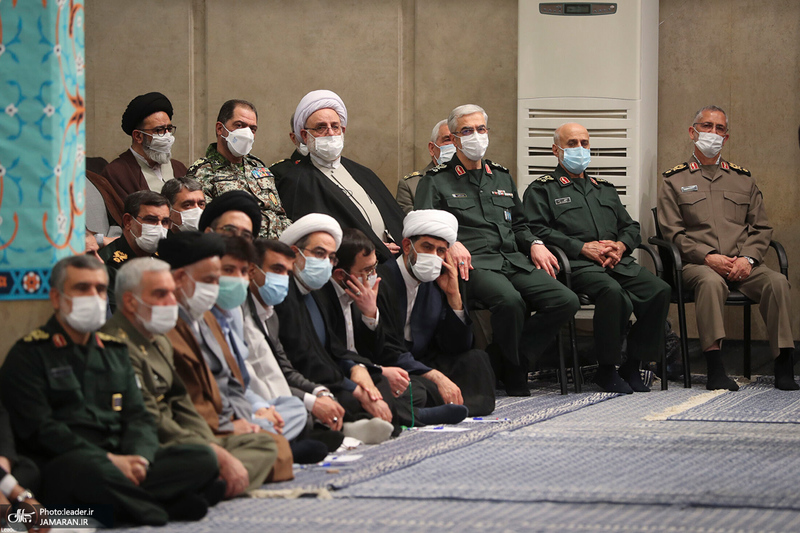 دیدار رمضانی مسئولان نظام با رهبر معظم انقلاب