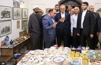 بازدید پزشکیان از مسجد کبود ایروان و اقامه نماز با نمازگزاران (5)