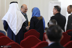 نشست وزیر امور خارجه با سفرا و کارداران و روسای نمایندگی های خارجی و بین‌المللی مقیم تهران