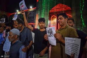 محکومیت حمله وحشیانه صهیونیست‌ها به ایران توسط مردم کشمیر