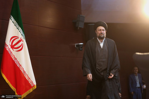 دیدار مسئولین هیت های مذهبی اتباع استان تهران با سید حسن خمینی