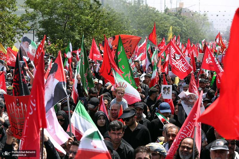 مراسم تشییع پیکر مطهر رهبر شهید انقلاب در تهران -10