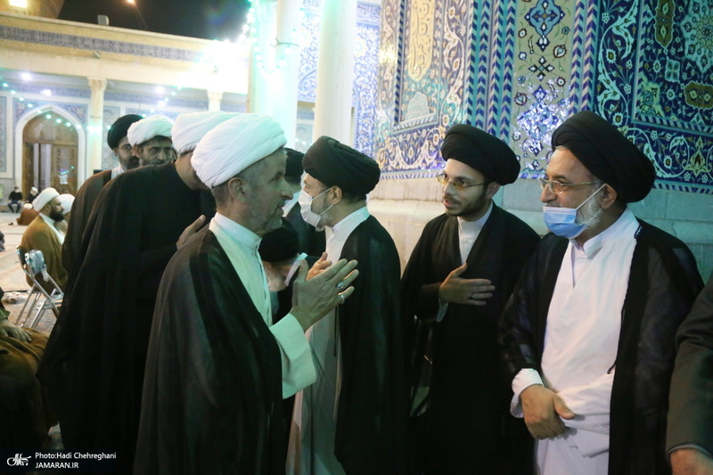 مراسم چهلمین شب درگذشت آیت الله العظمی سید محمدسعید حکیم در قم‎