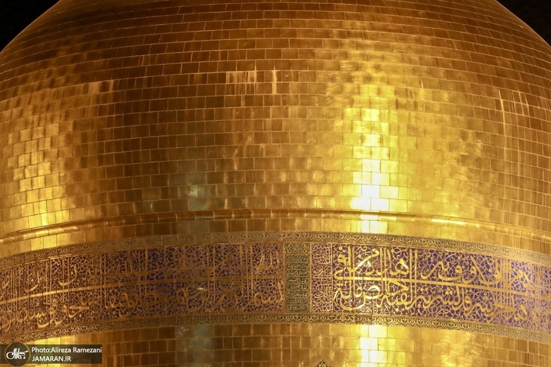 حال و هواى حرم مطهر امام رضا (ع) در شب ولادت