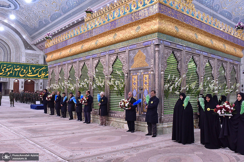 مراسم گل افشانی حرم مطهر امام خمینی (س)