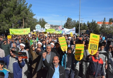 ندای استکبارستیزی در خراسان جنوبی طنین انداز شد