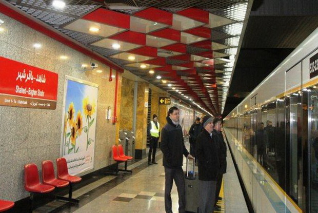 29 فروردین ایستگاه مترو شاهد و باقرشهر پذیرش مسافر ندارد