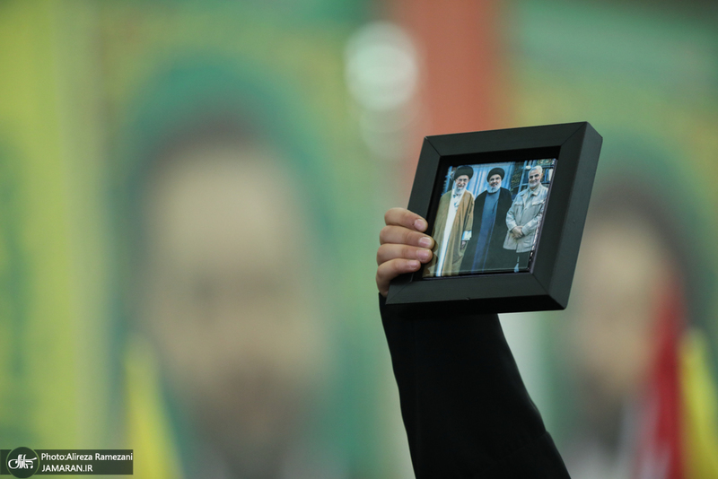 مراسم بزرگداشت شهیدان سید حسن نصرالله و سید هاشم صفی الدین در تهران