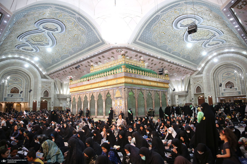 مراسم احیای شب بیست و یکم ماه رمضان در حرم مطهر امام خمینی (س)